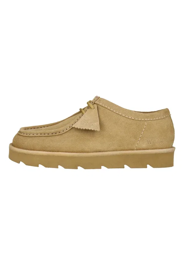 Ботинки Meare walla lace ups Clarks Originals, замша цвета клен