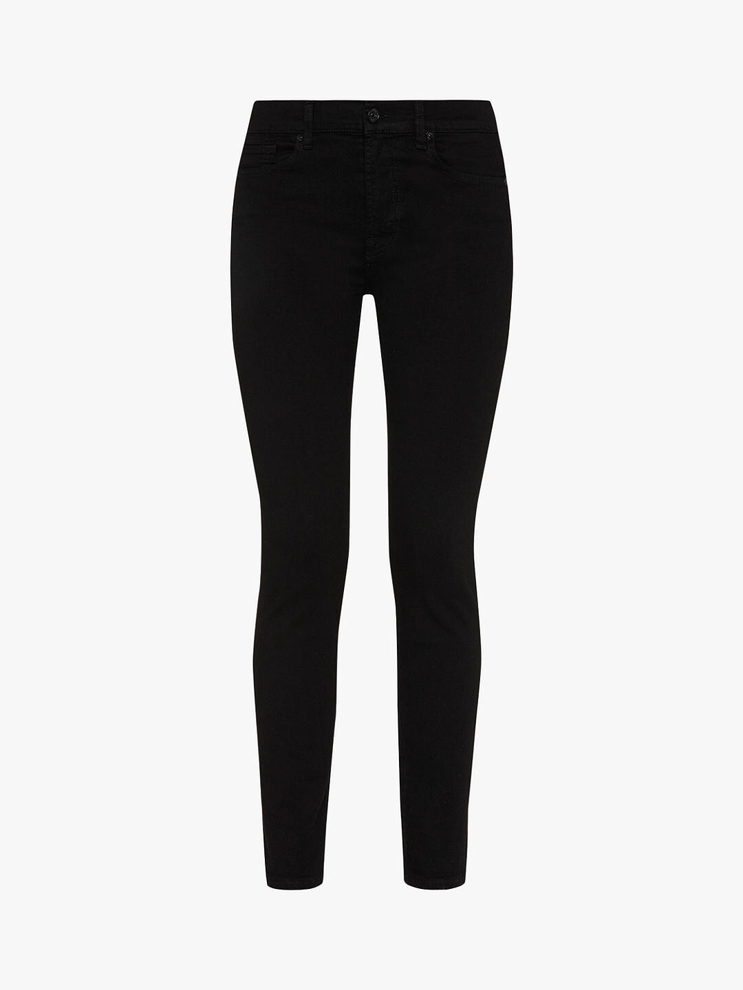 

Джинсы 7 For All Mankind Roxanne B(Air), прополосканные, черные