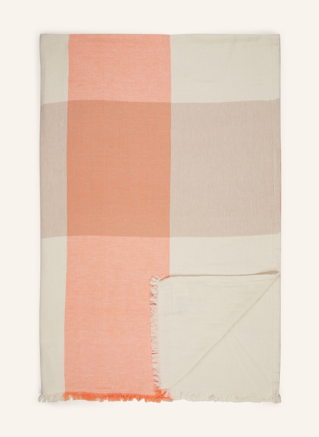 

Плед эрлэнд Marc O'Polo, цвет CREME/HELLORANGE