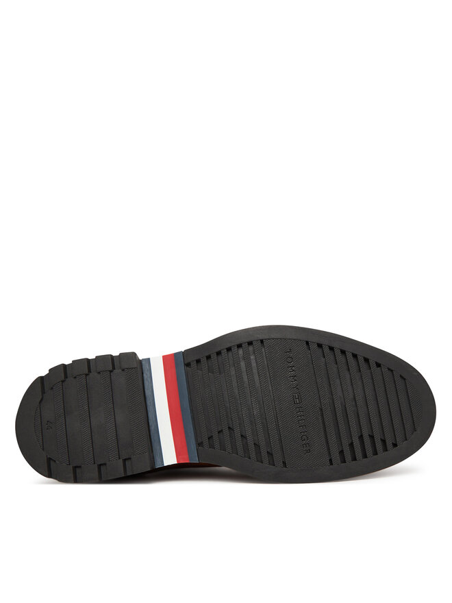 Полуботинки Comfort Lwt Moc Toe FM0FM05589 Tommy Hilfiger, коричневый — фото 4