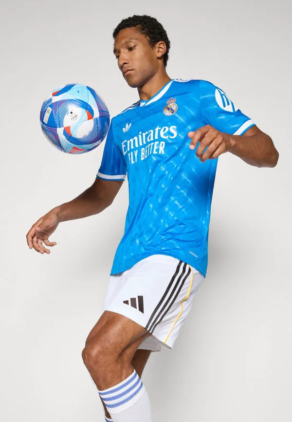 Третья футболка мадридского «реала» сезона 25/26 (клубная форма) Adidas Performance, Bluebird — фото 4