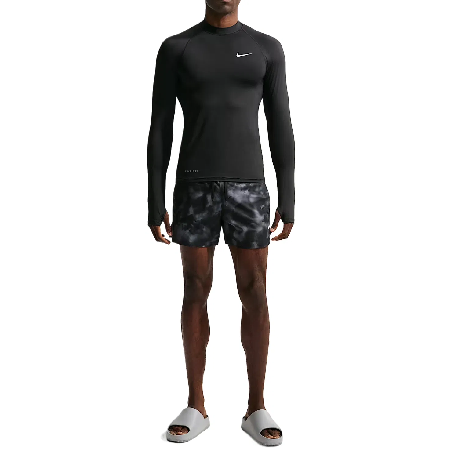 Плавки мужские Nike Dri Fit Black/White — фото 3