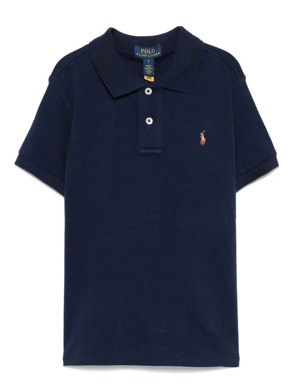 

Рубашка поло из джерси POLO RALPH LAUREN KIDS, синий