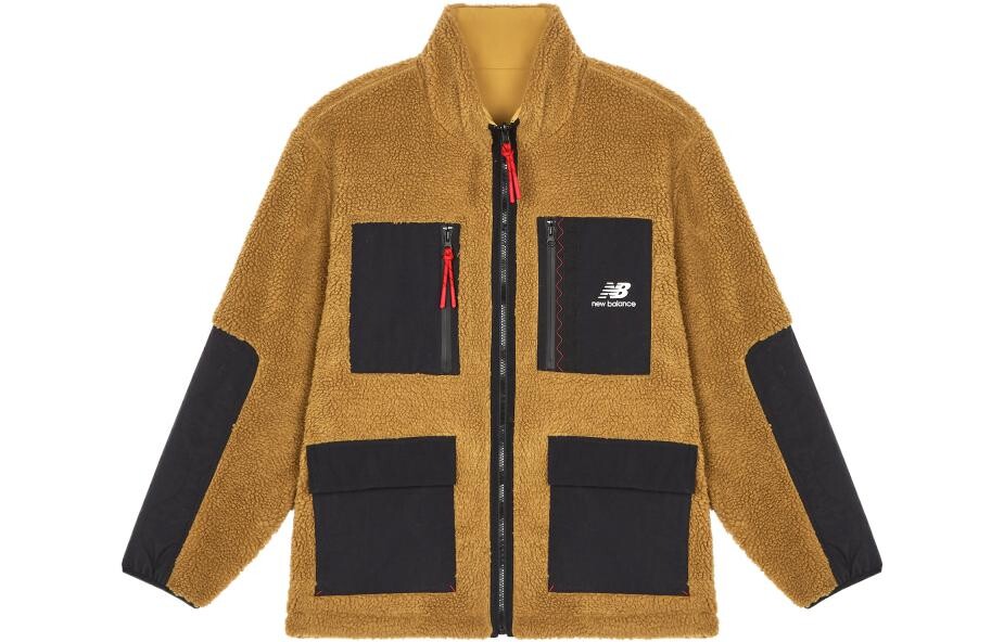 

Мужская бархатная куртка New Balance, цвет Brown