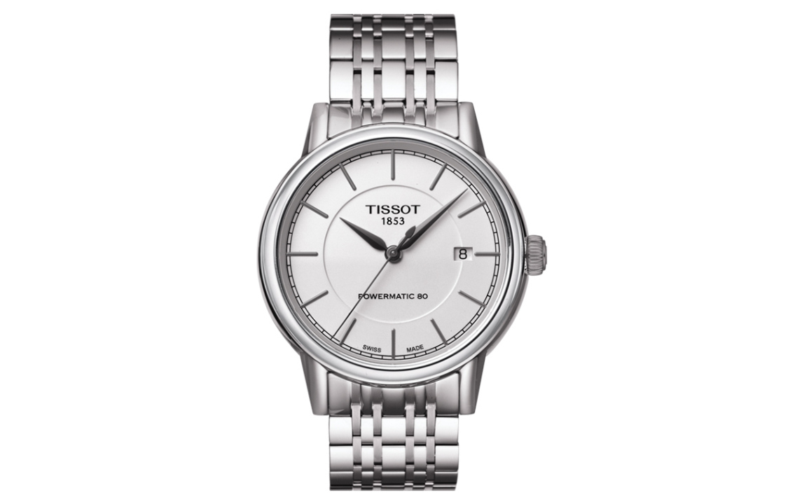 

TISSOT Часы Carlson Collection Automatic Mechanical Movement Men's Watch Watch 40mm White Dial T085.407.11.011.00