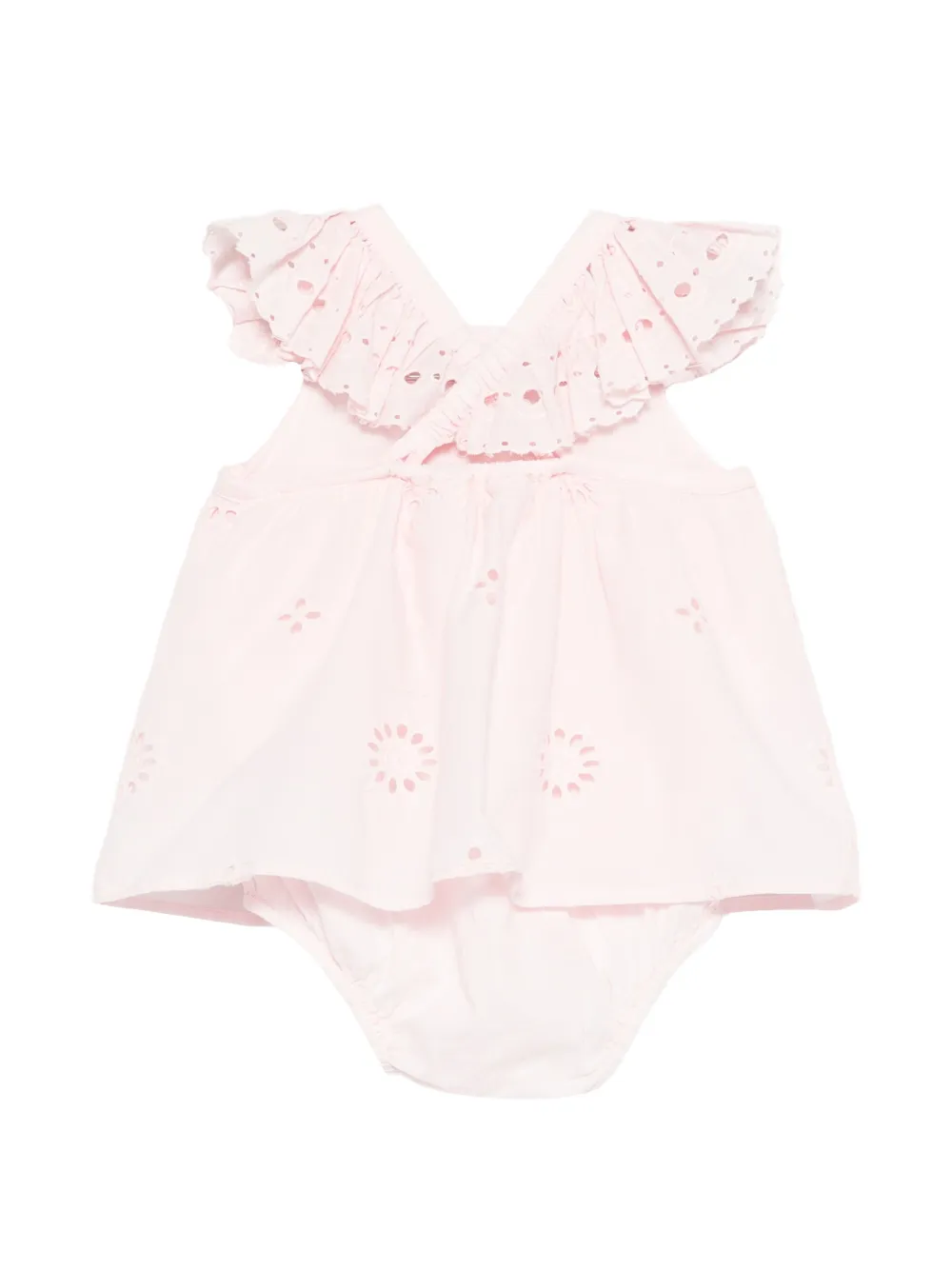 Детская одежда с рюшами Louise Misha Kids, розовый — фото 2