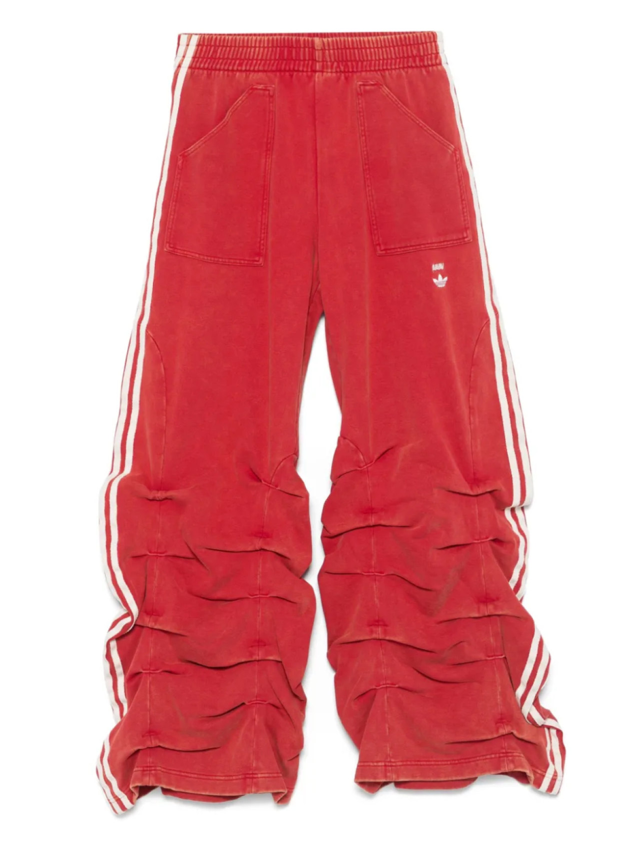 

Спортивные штаны Adidas x Avav со складками, красный