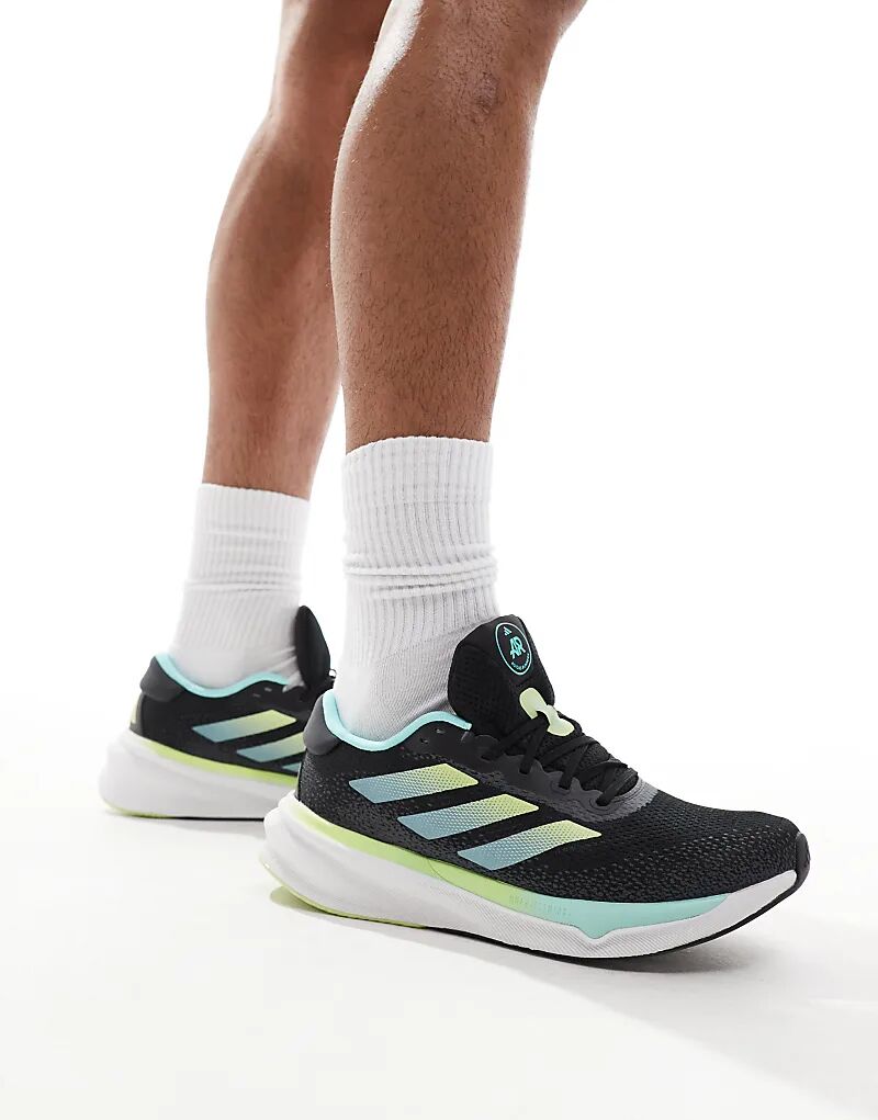 

Кроссовки adidas Running Supernova Stride черного и бирюзового цветов adidas performance