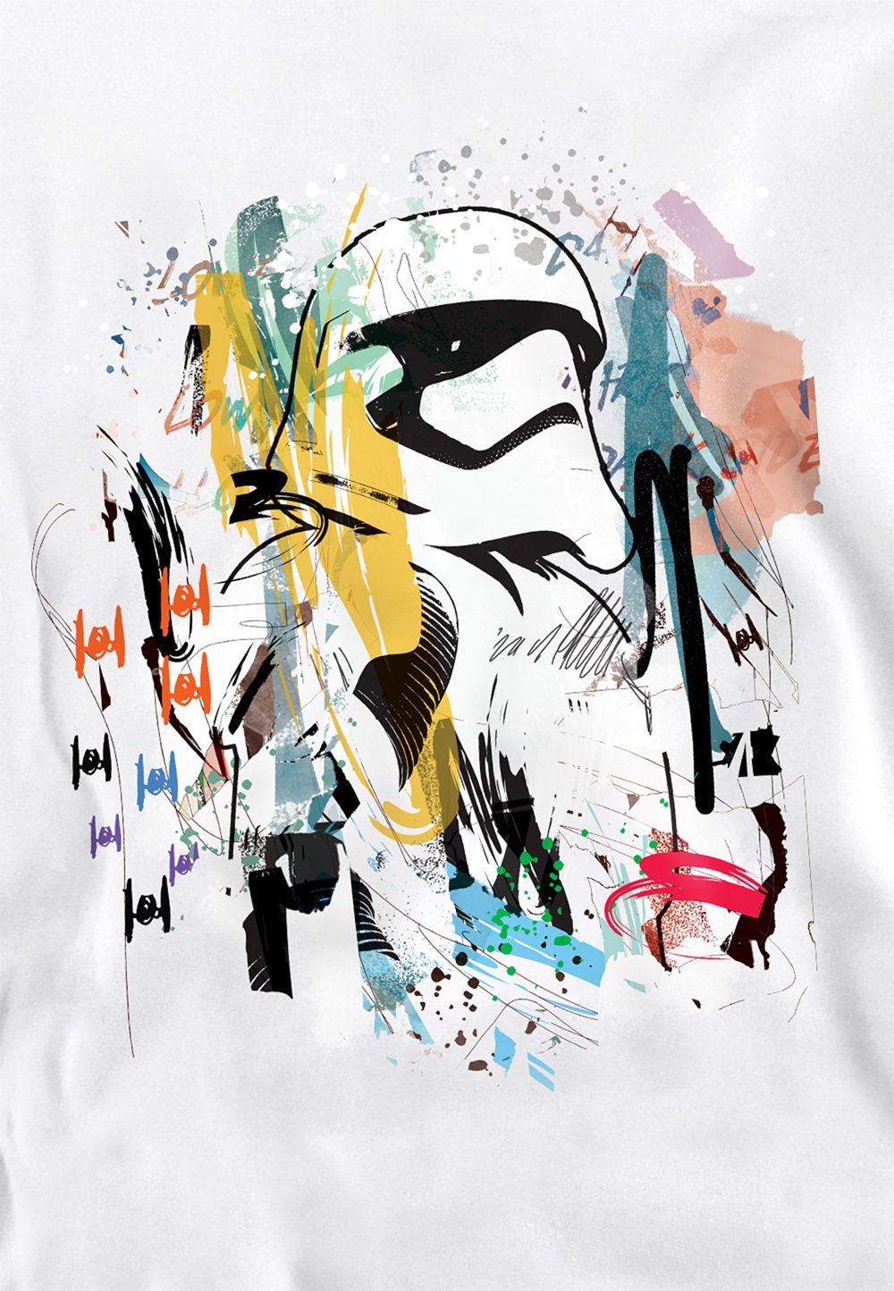 

Толстовка STAR WARS ABSTRACT TROOPER PRINT Star Wars, белый