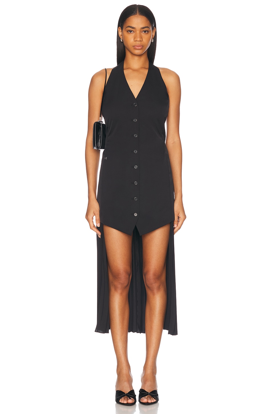 

Halter Vest Платье Helmut Lang, Black