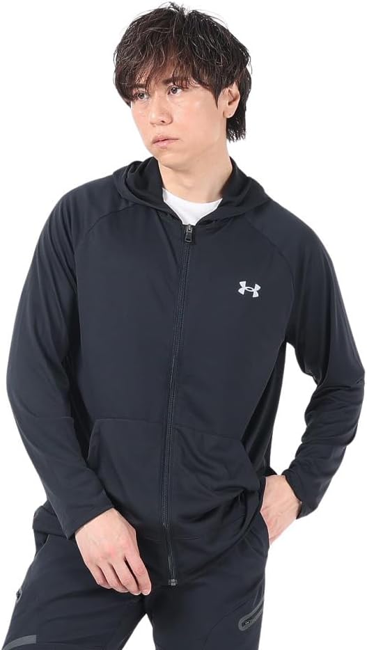 

Мужская тренировочная худи на молнии UA Tech от Under Armour, черный