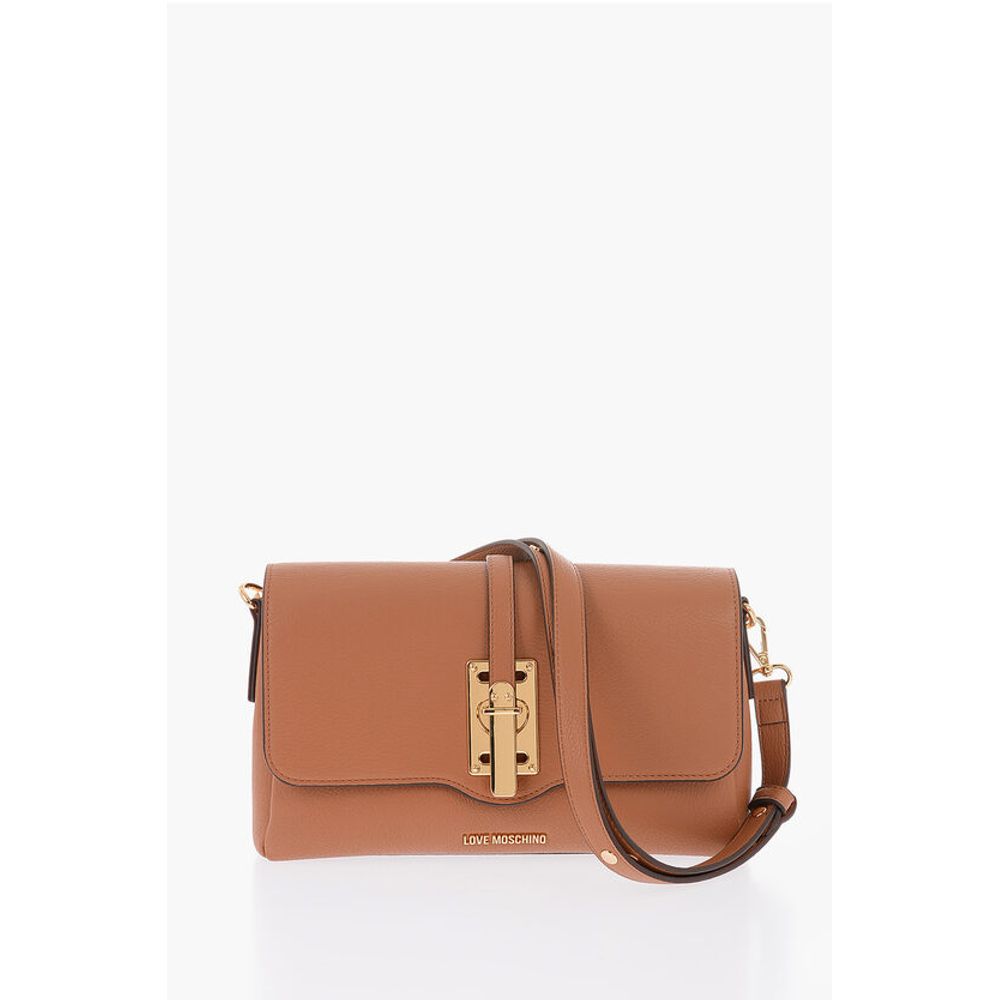 

Сумка через плечо LOVE из искусственной кожи с золотистыми деталями Moschino, Brown