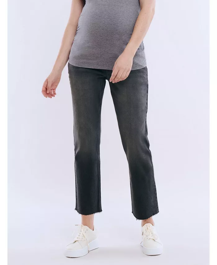 

Женские джинсы Secret Fit Over the Belly с прямыми штанинами - Motherhood Maternity, синий