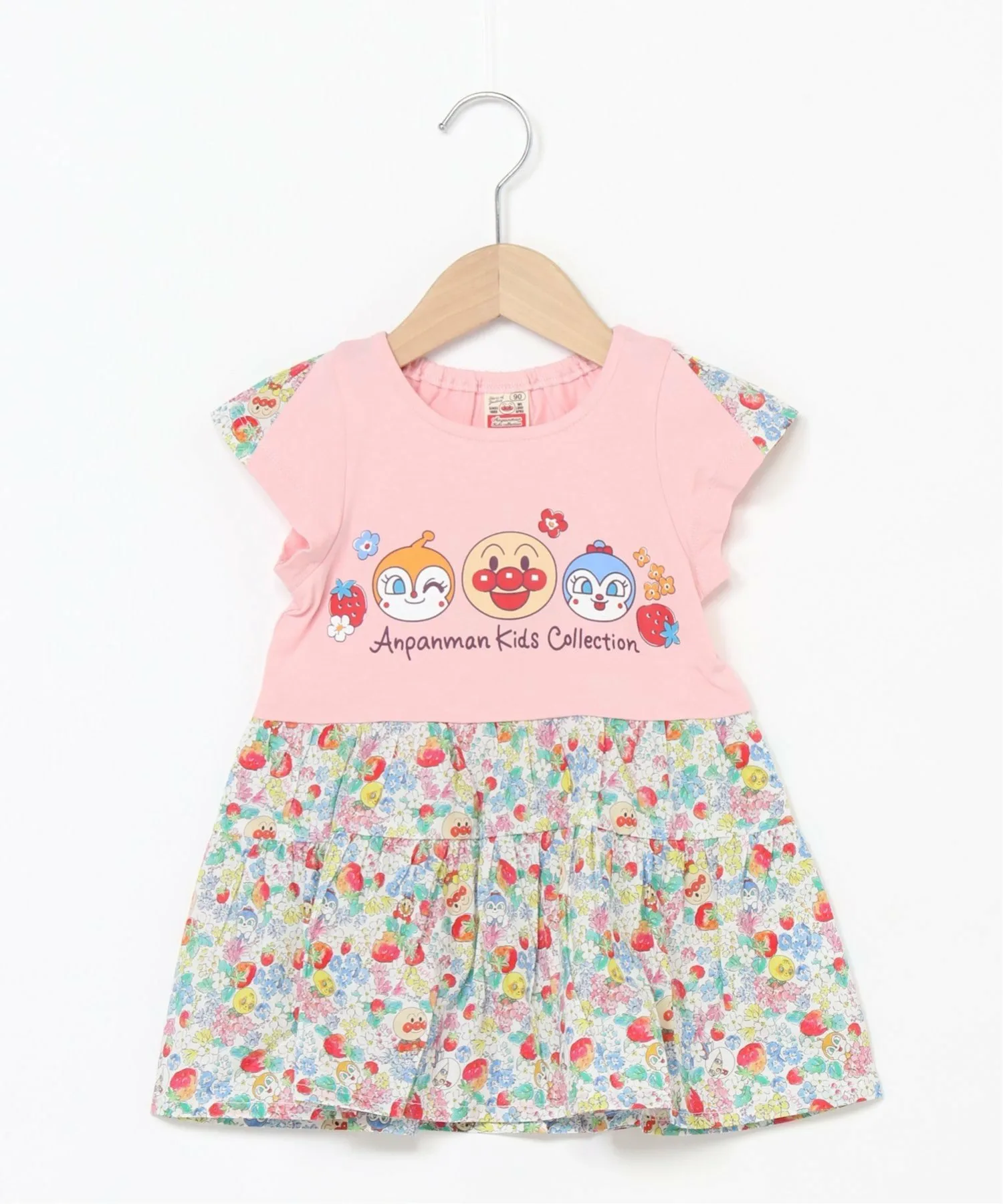 APKC/(K) Платье с клубничным принтом Anpanman Kids Collection, pink — фото 2