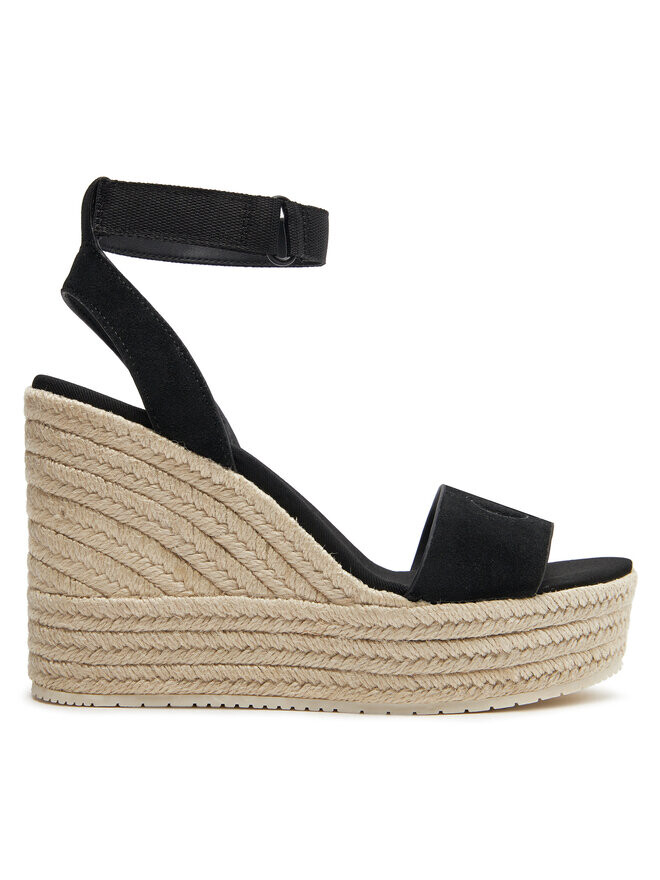 

Эспадрильи Calvin Klein Jeans Wedge Sandal Su Mg Btw, черный