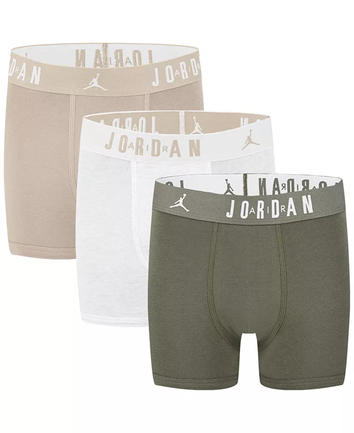 

Боксеры Big Boys Flight Dri-Fit Cotton Core, 3 шт Jordan, зеленый