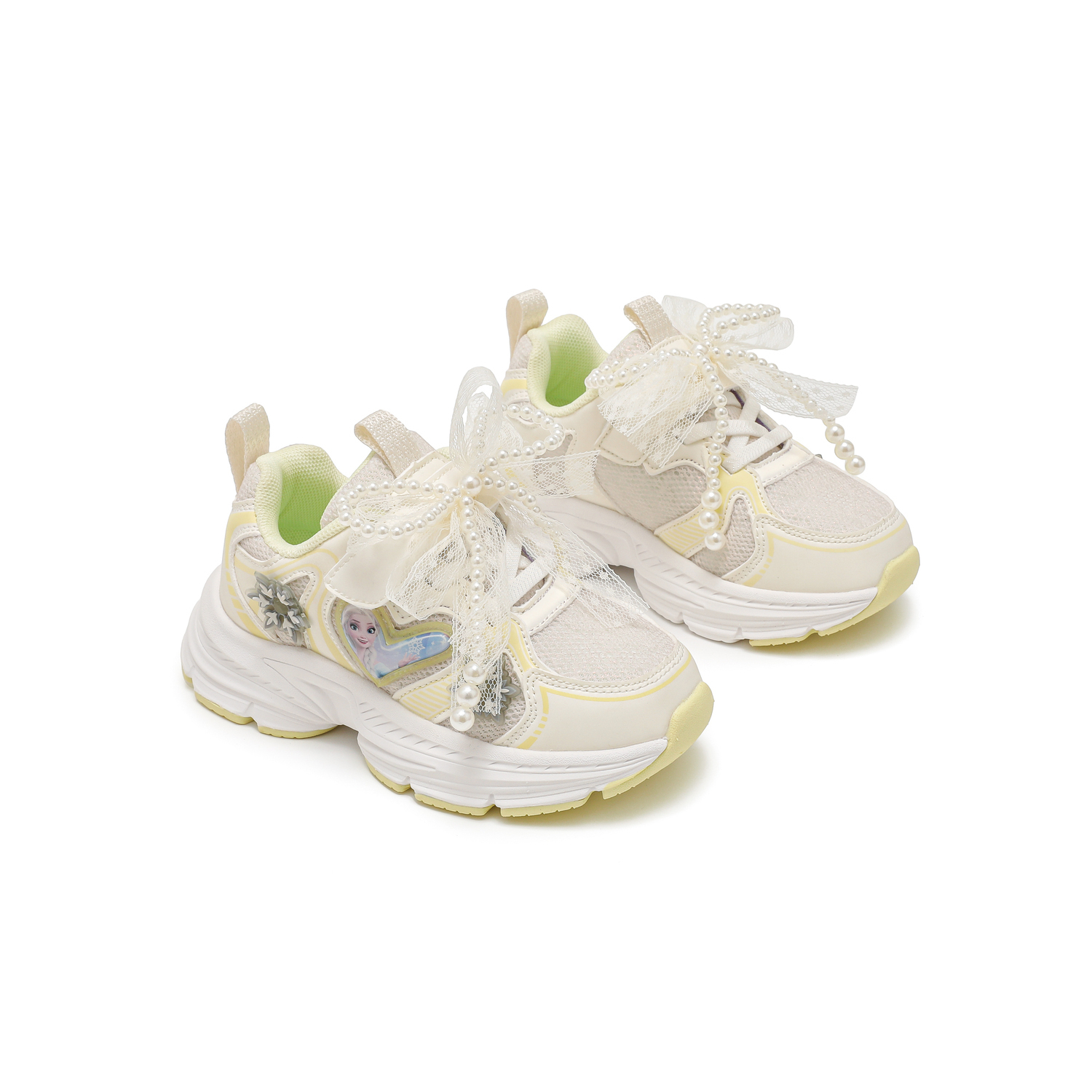 Легкие амортизирующие кроссовки Frozen Low top для детей Disney, Lemon — фото 4