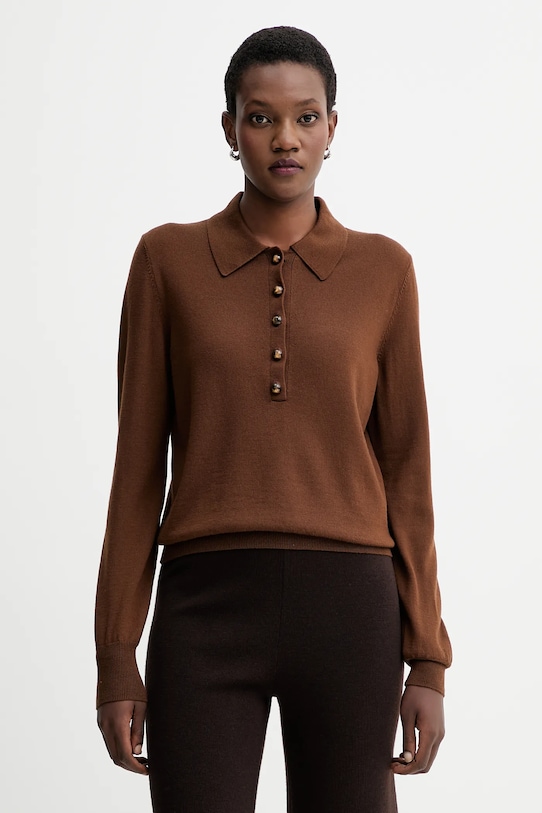 

Шерстяной свитер Sessun, коричневый