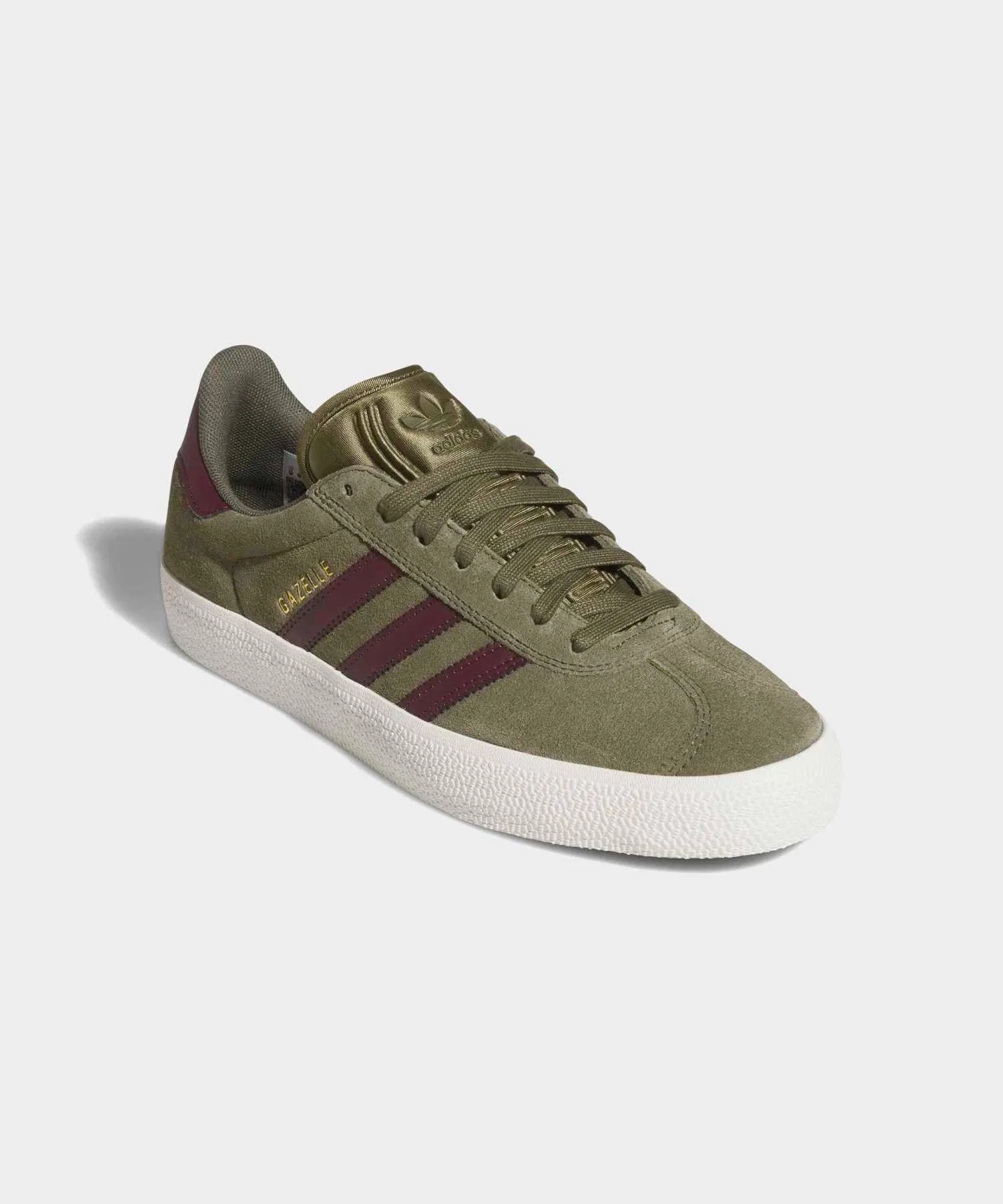 Унисекс кроссовки Gazelle ADV adidas хаки — фото 4
