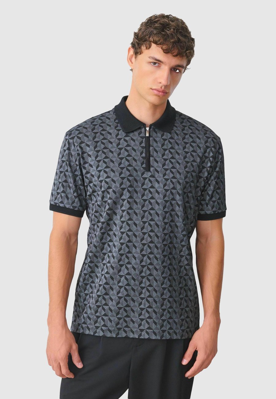 

Поло Next GEO PRINT, Black Grey Geo/Black, Черный, Поло Next GEO PRINT, Black Grey Geo/Black