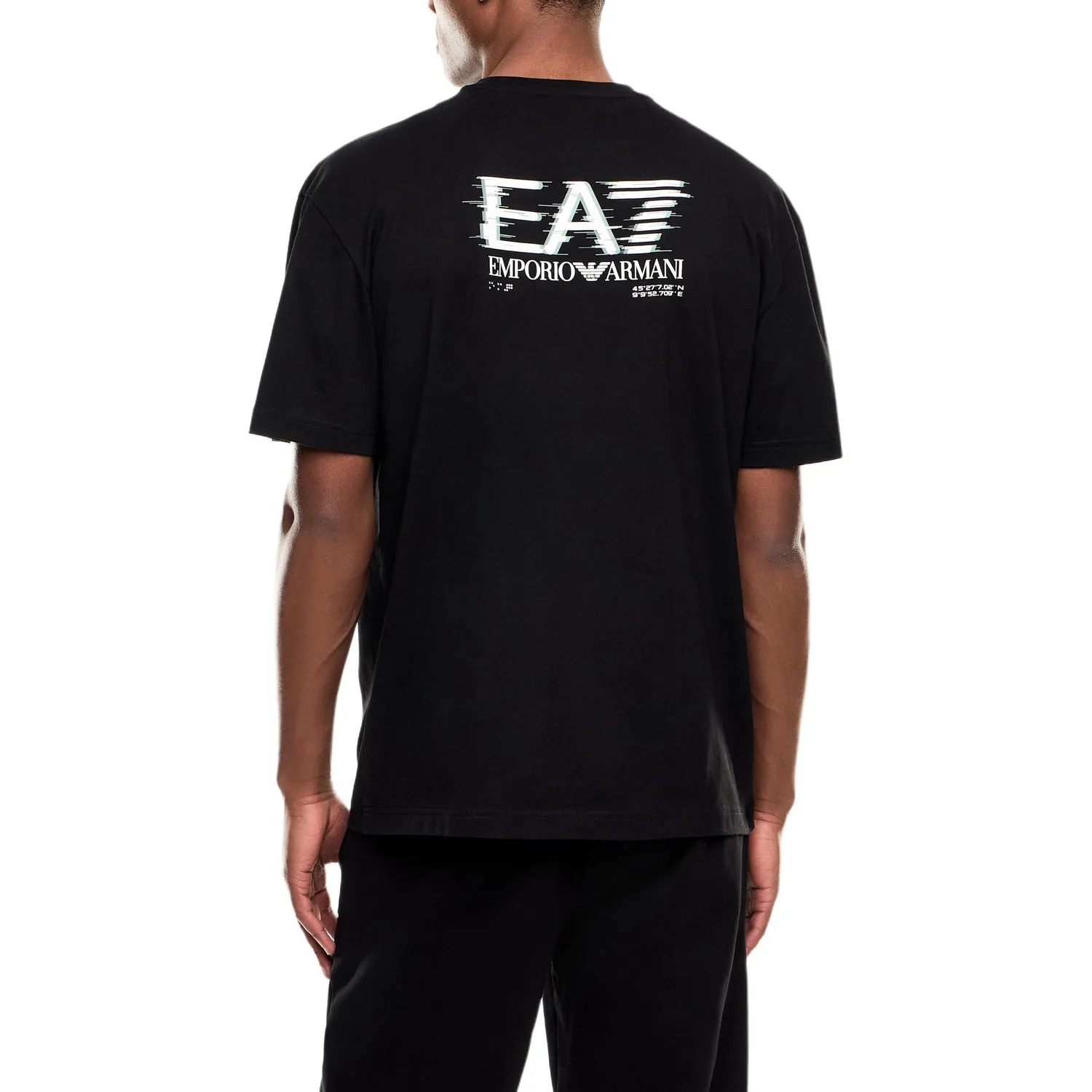 Футболка мужская EA7 SS26 EMPORIO ARMANI, черный — фото 4