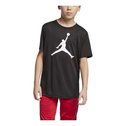 

Футболка (GS) Jordan logo Boy's Dri-FIT T-shirt 'Black'