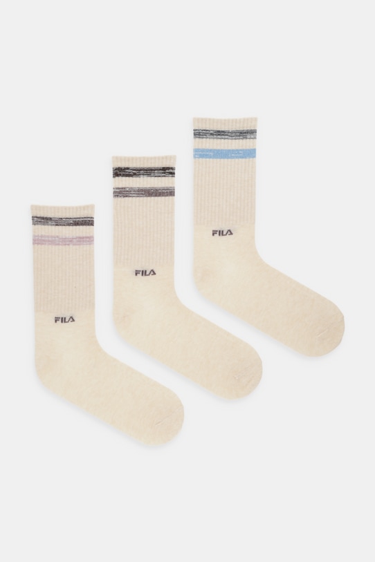 

3 пары носков Fila, бежевый
