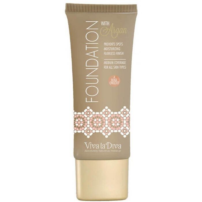 

Тональная основа Foundation Base de Maquillaje Con Argán Viva La Diva, 04 Beige Chillout