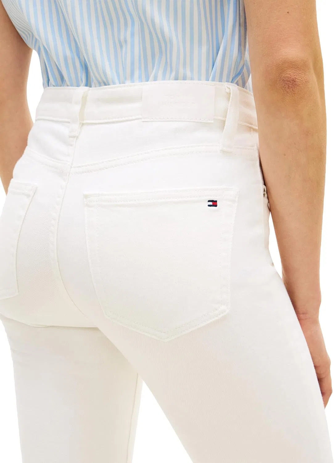Джинсы буткат Tommy Hilfiger, Optic White — фото 3