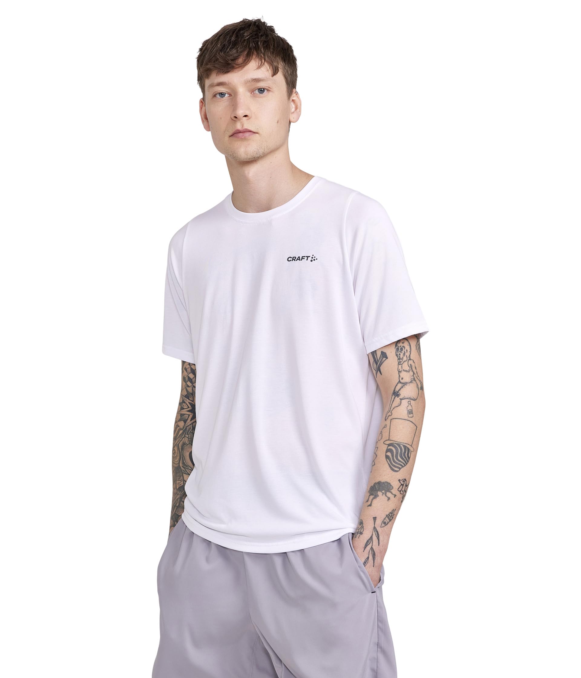 

Футболка Craft Collective Bi-Blend Shortsleeve Tee, белый