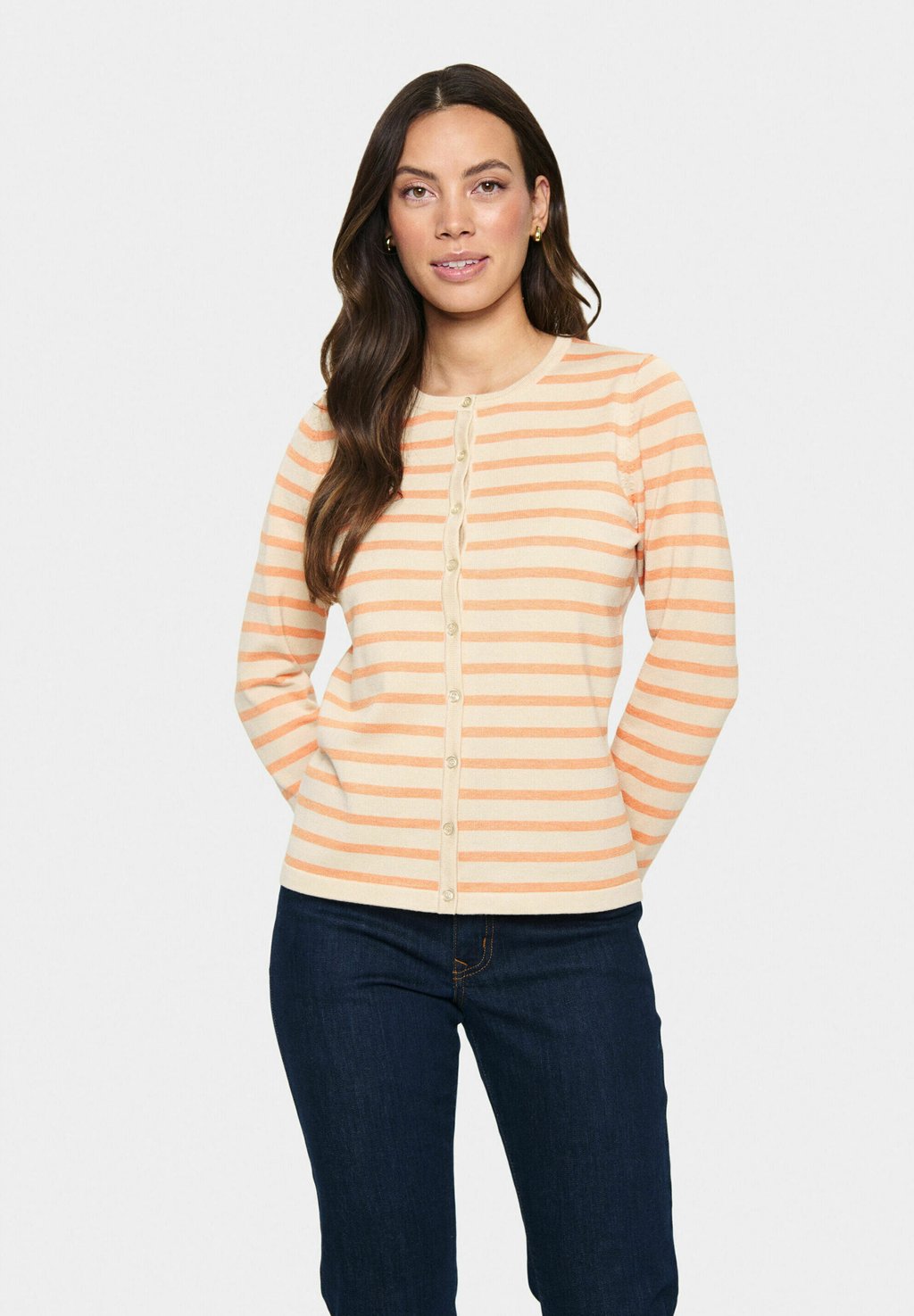 

Кардиган MILA STRIPED Saint Tropez, оранжевый