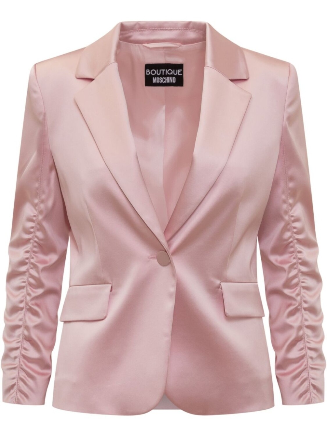 

Укороченный блейзер Boutique Moschino, розовый