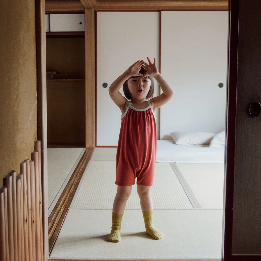 Детский летний боди Summer Windy красный от Doudounsomn