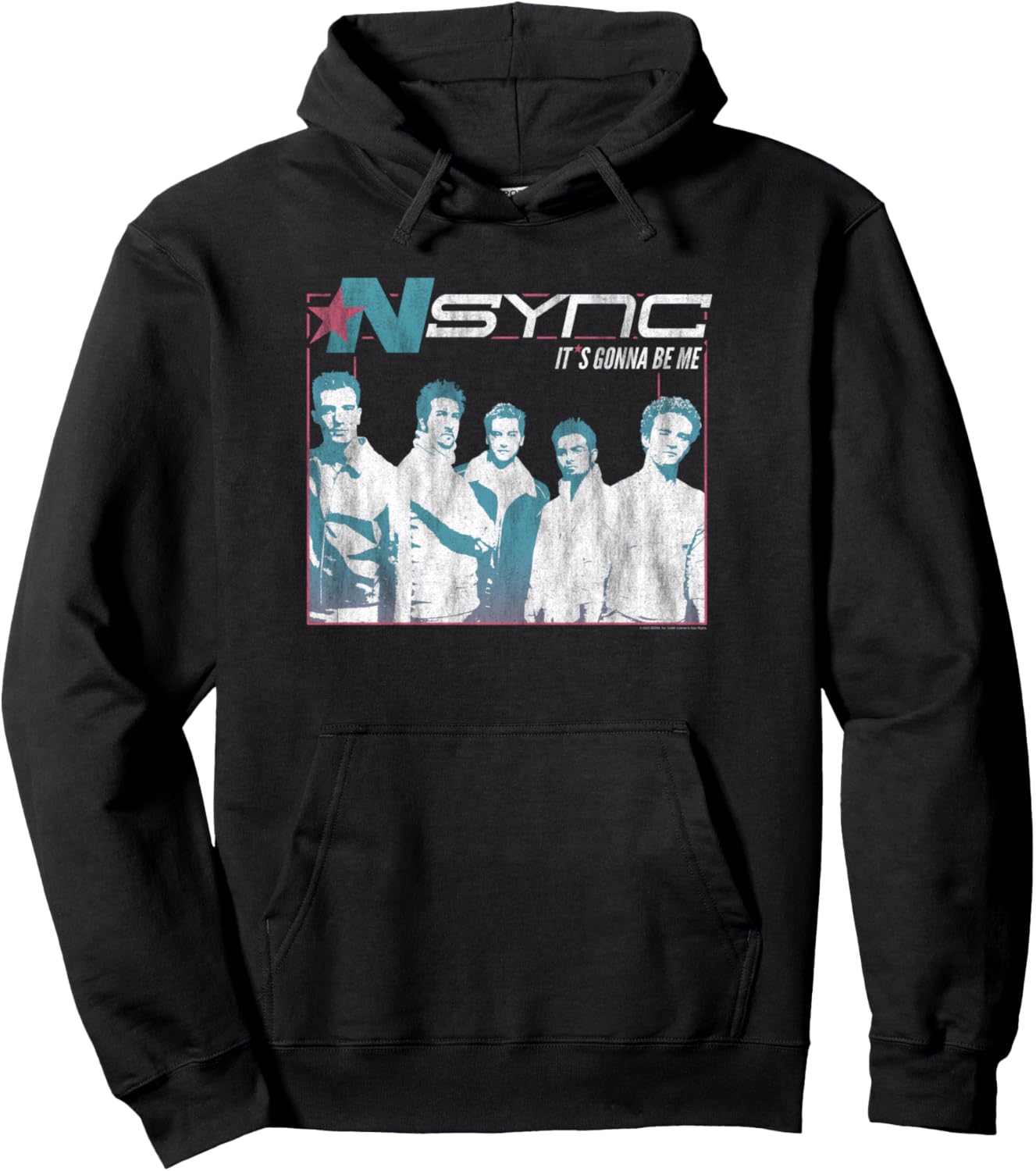 

Официальная толстовка NSYNC It's Gonna Be Me, черная, Черный, Официальная толстовка NSYNC It's Gonna Be Me, черная