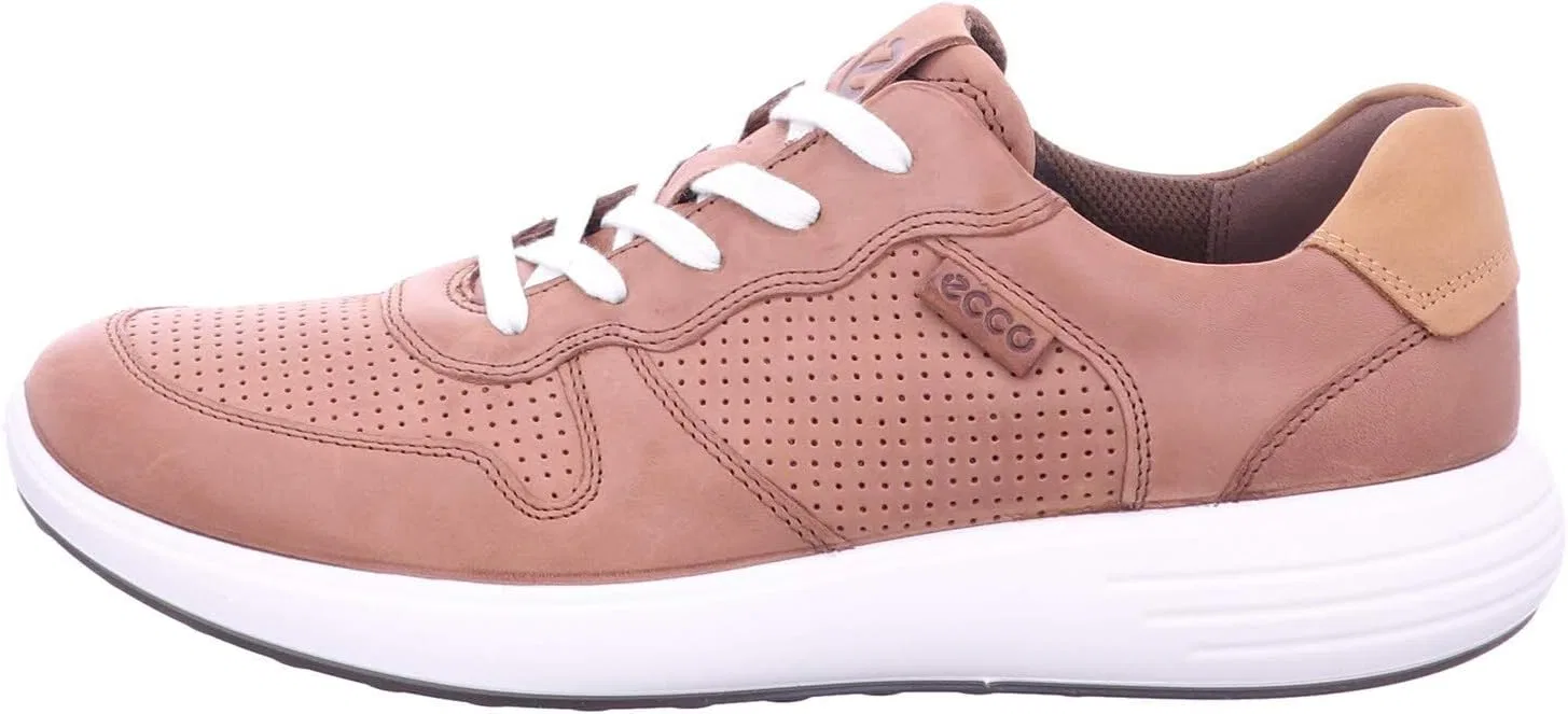 Мужские перфорированные кроссовки ECCO Soft 7 Runner, 2-Mahogany Lion — фото 3
