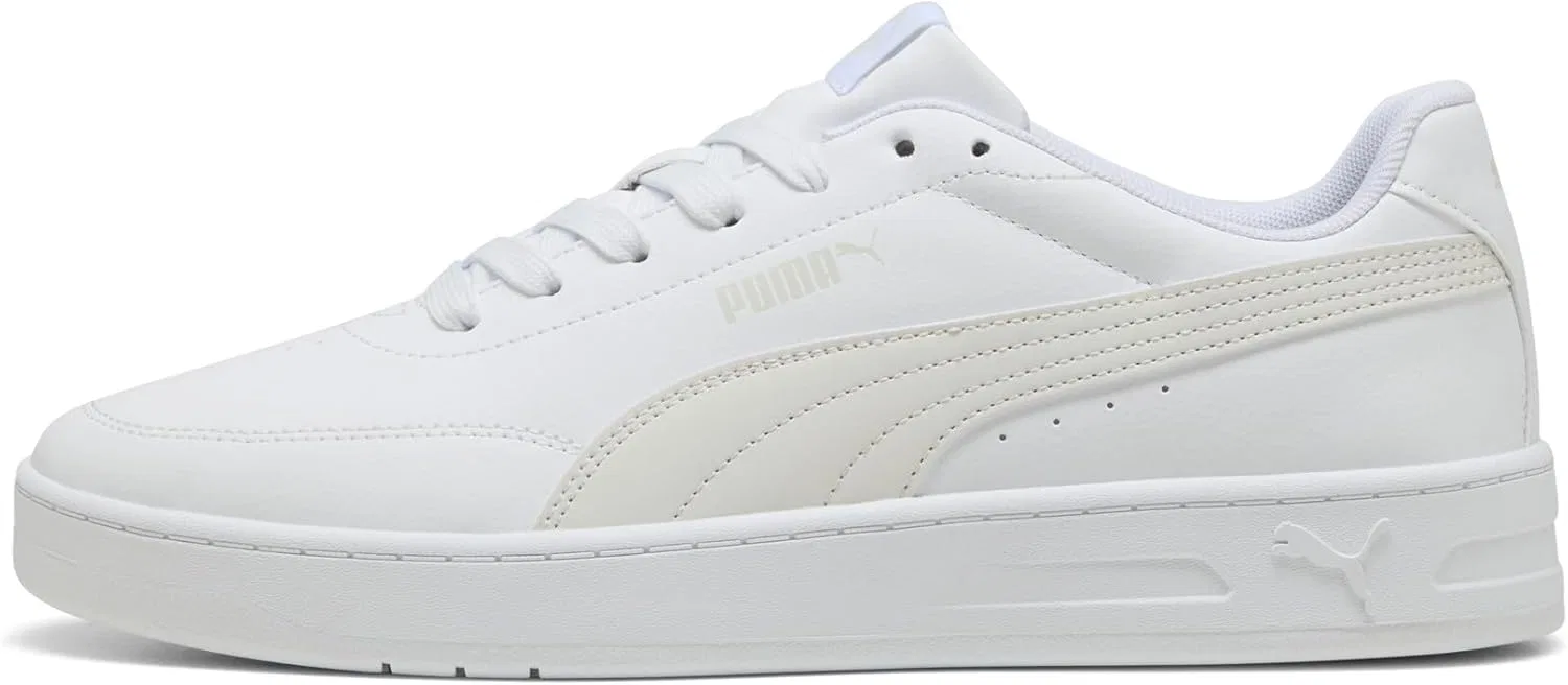 Кроссовки Puma Unisex Court Classic Clean, Puma White Vapor Gray — фото 3