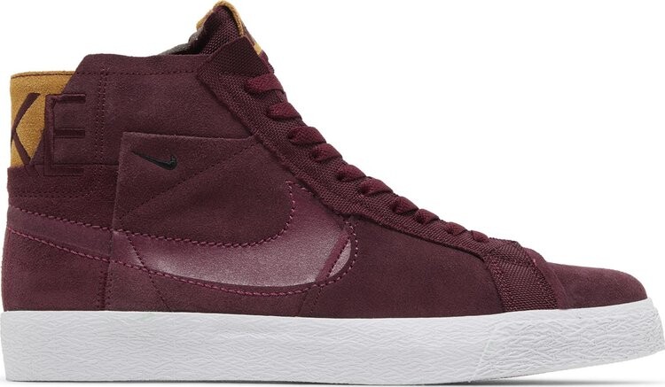 

Кроссовки Zoom Blazer Mid Premium SB 'Maroon Patchwork', красный