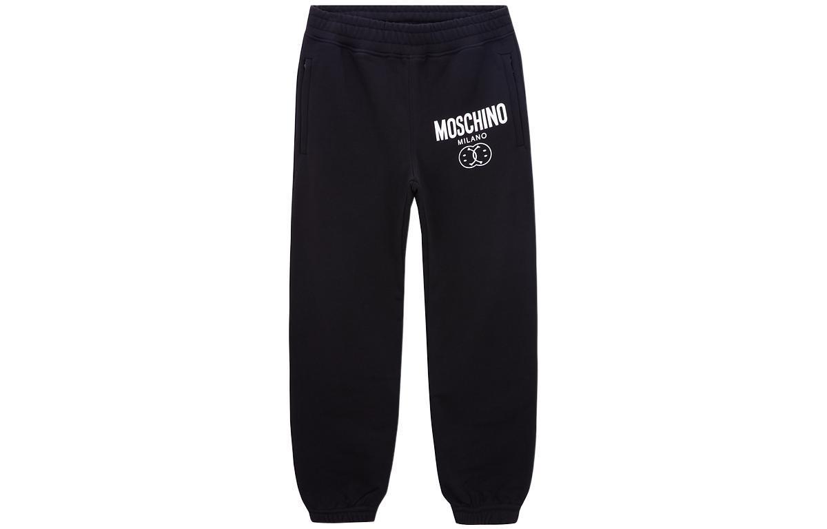 

Вязаные спортивные штаны мужские черные MOSCHINO