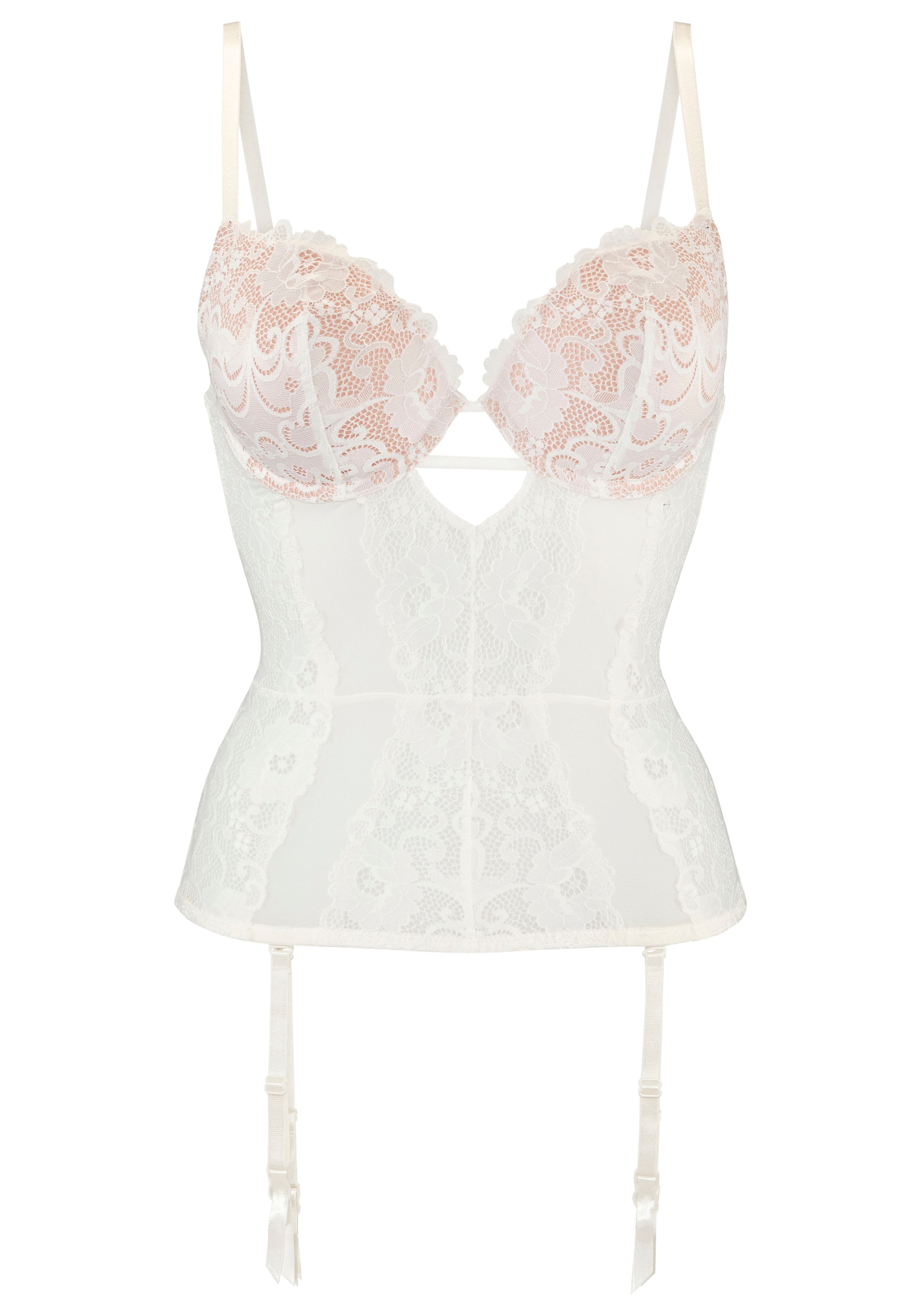 

JETTE Корсет в белом цвете