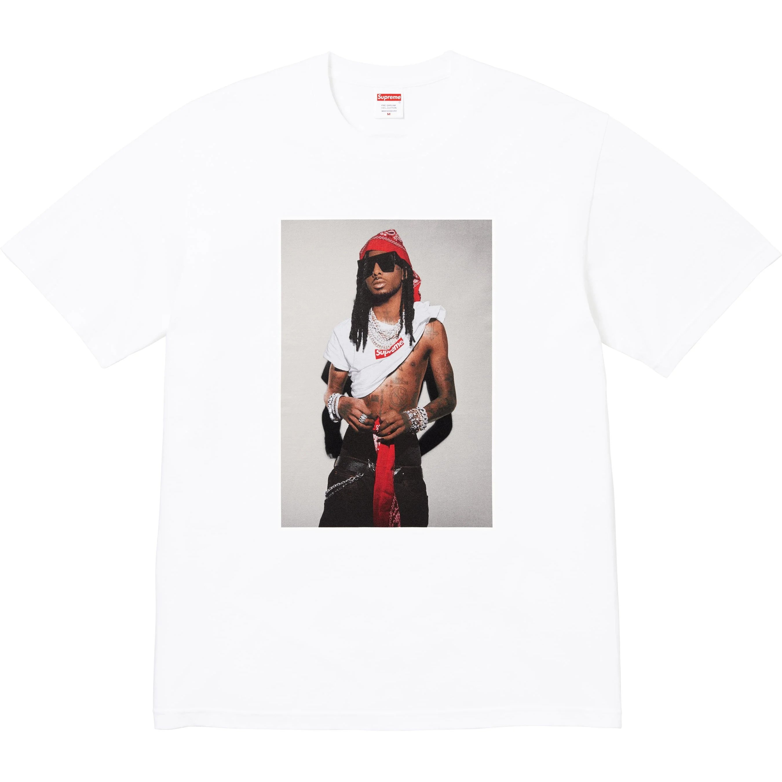 Футболка Supreme Playboi Carti, бледно-зеленая — фото 4