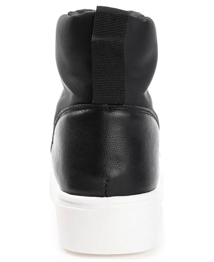 Женские стеганые ботинки Sethie Platform для холодной погоды Journee Collection, черный — фото 4