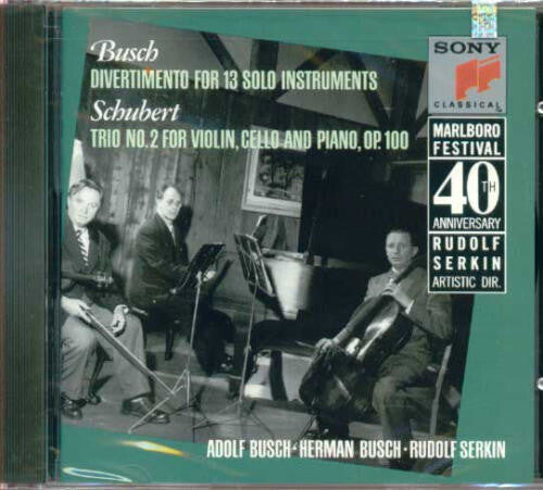 

CD диск Serkin / Rose / Levine: Marlboro Fest 40th Anniversary