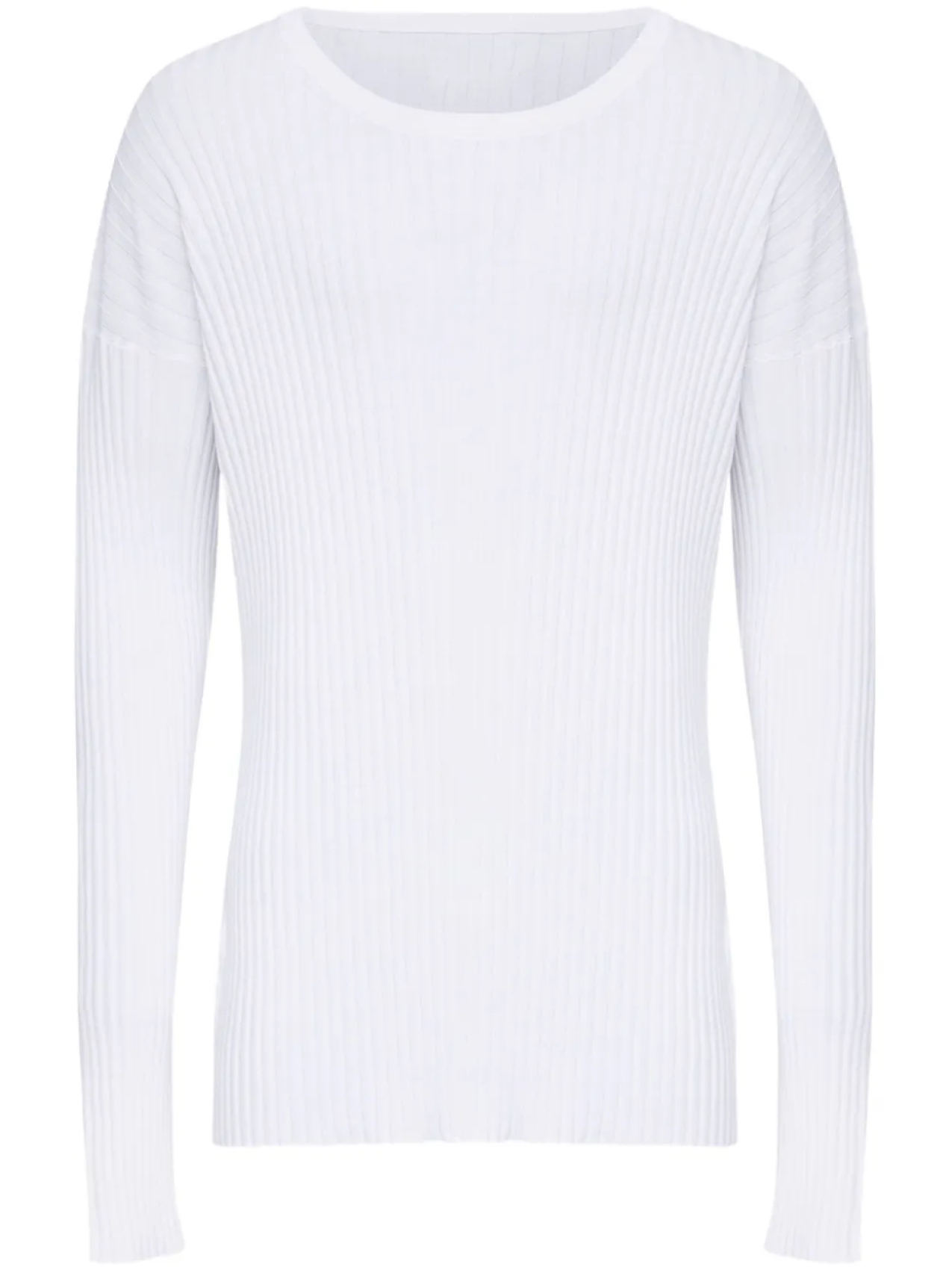 

MM6 Maison Margiela свитер с круглым вырезом, белый