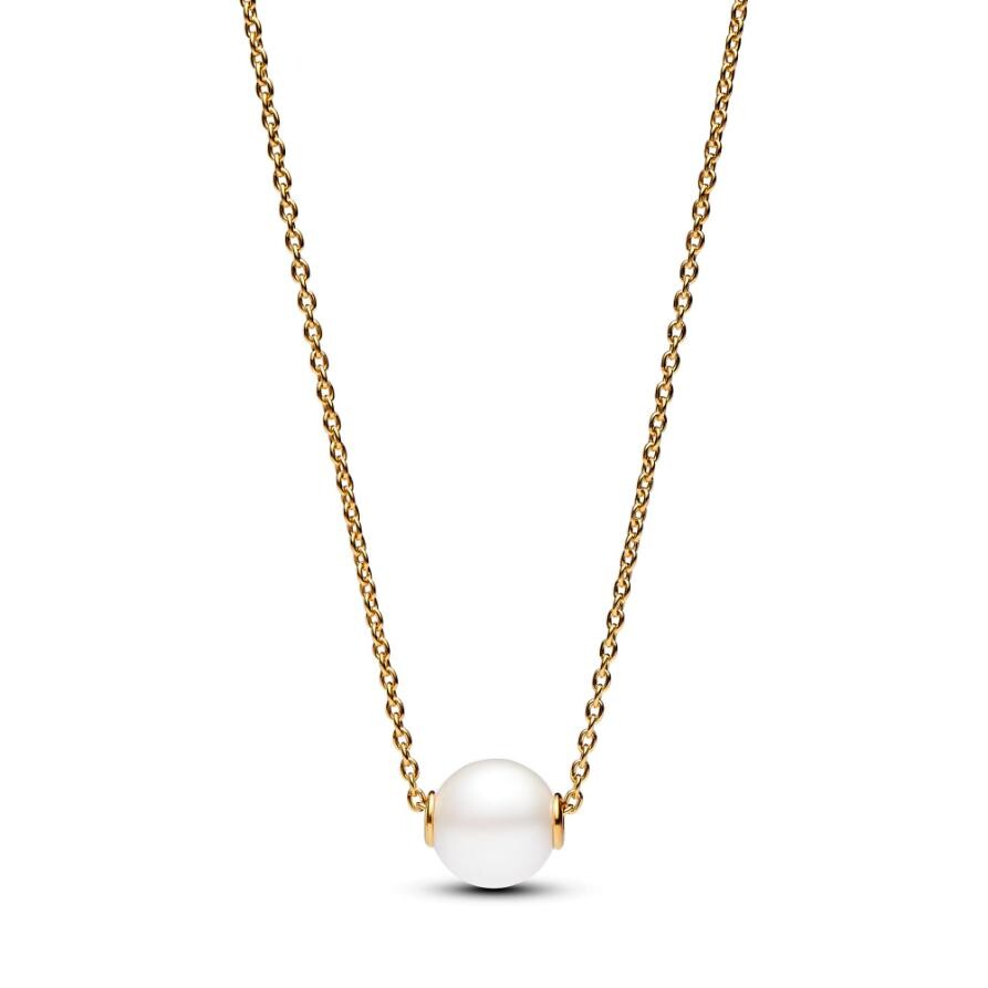 

Ожерелье Treated Freshwater Cultured Pearl Collier Pandora, покрытие - золото