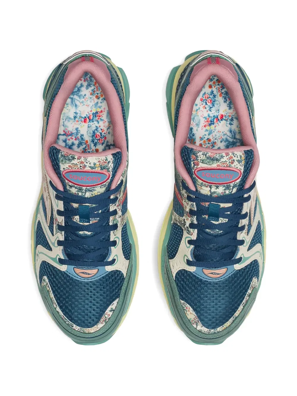 Кроссовки Triumph 4 "Kissaten" с панелями Saucony, синий — фото 2