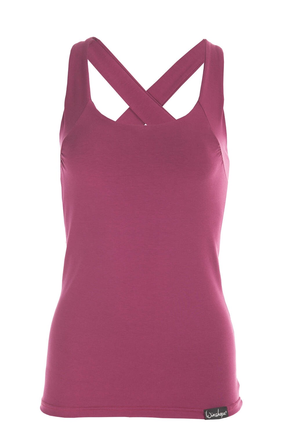 

Спортивная футболка Winshape Cross Back Top WVR25, цвет berry love