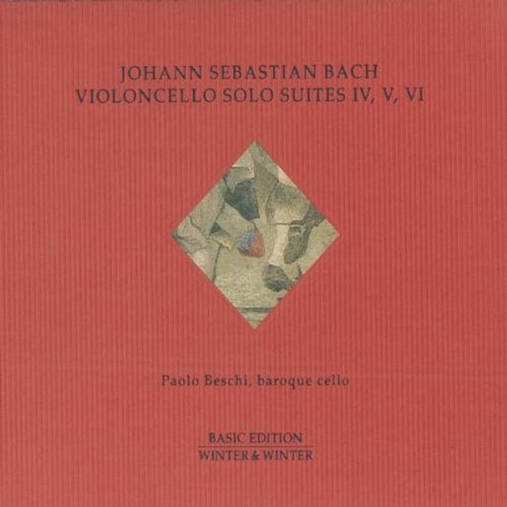 

Диск CD Suite Cello 4-6 - J.S. Bach