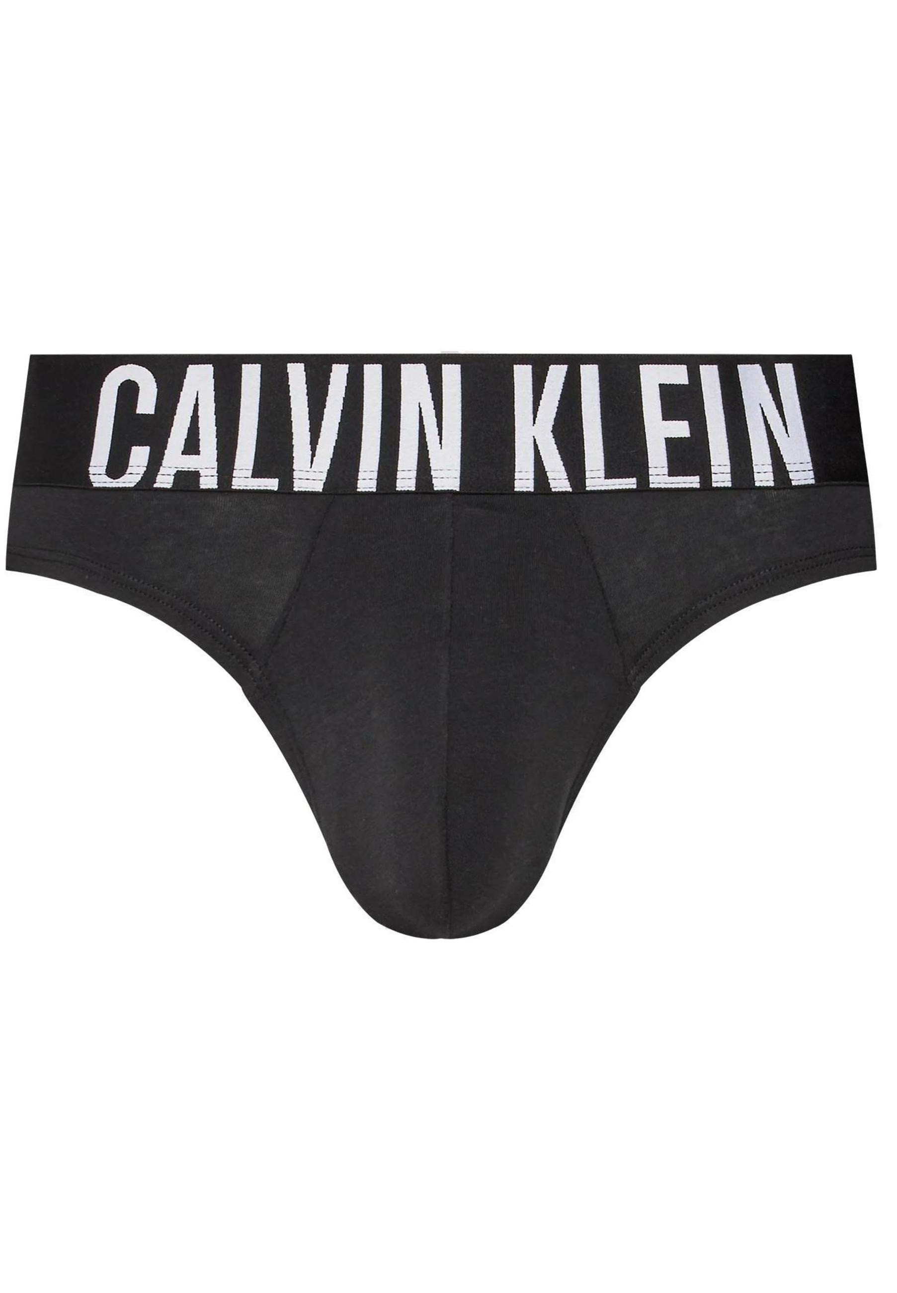 

Трусы мужские Calvin Klein брифы с логотипом бренда, черный