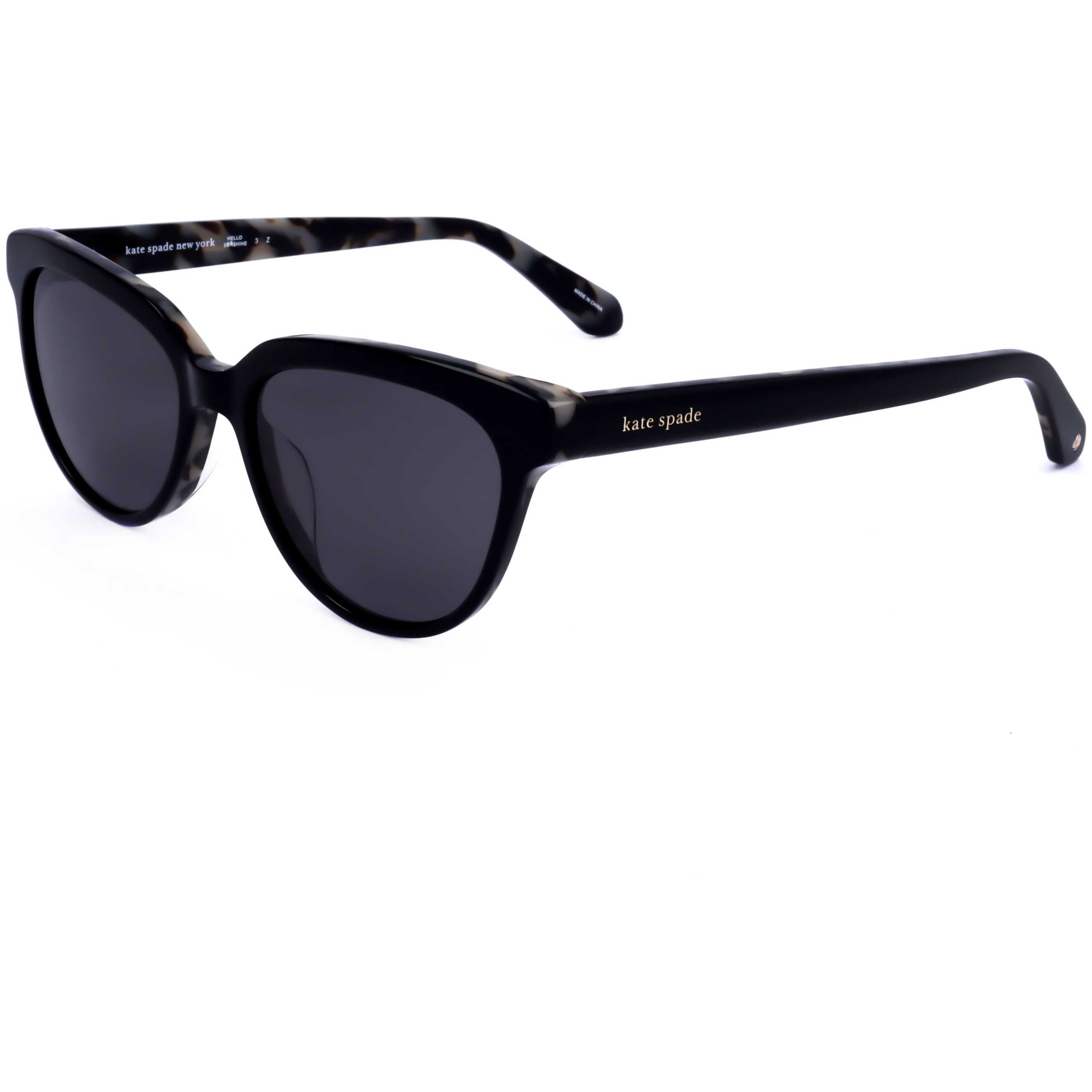 

Женские солнцезащитные очки Kate Spade 54 мм серебристого цвета Kate Spade, черный