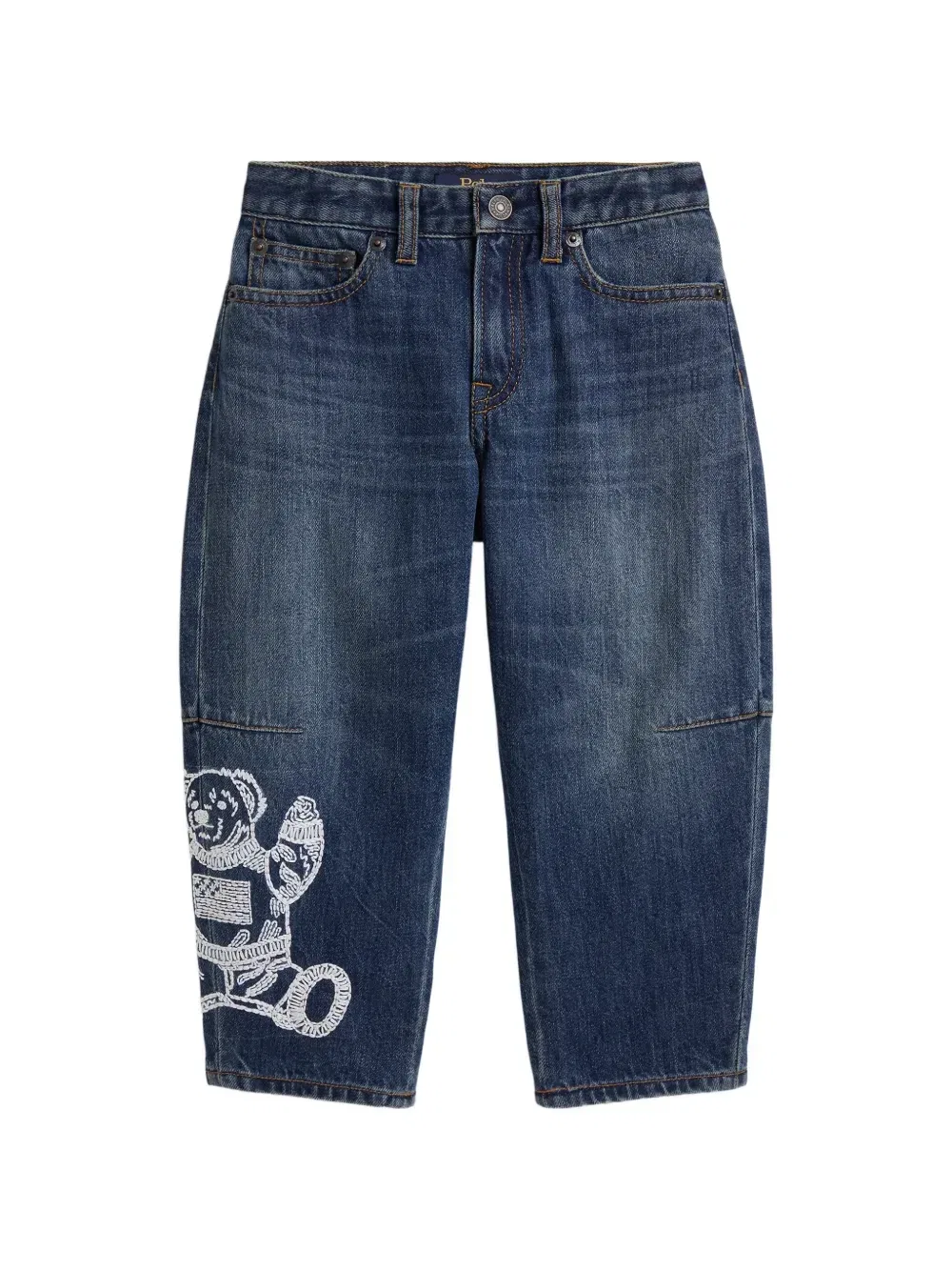 Джинсы Bear Polo Ralph Lauren Kids, синий